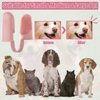 Dog Toothbrush Double Finger Soft Tpr Pet Teeth Cleaning Oral Care Tool