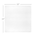 100  Pure Silk Pocket Square Solid Color White