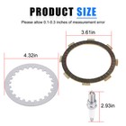 Complete Clutch Kit Heavy Duty Springs   Gasket For Honda Atc200x 1983 1984 1985