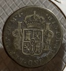 1781 Peru Lima 2 Reales Silver Coin Vf Km-76