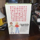 Vintage 1982 Kellogg s Apple Jacks Cereal Box  hidden Word Game 