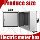 24 X 24 X 12   Carbon Steel Electrical Enclosure Ip65 Wall Mount Junction Box