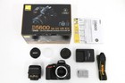    exc     nikon D5600 Dslr Camera With 18-55mm Vr Lens Kit Touch Black From Jp