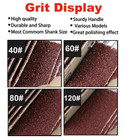 40 Pack Flap Wheel 1 x1   1 4  Mounted Shank Aluminum Oxide Grit  60 80 120 240