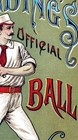 1889 Baseball Advertising Poster Vintage Sports Ad Retro Americana Wall Art