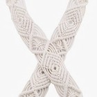 Natural Woven Macrame Crossbody Purse Strap