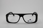New Champion Cu Isaac C01 Black Gold Authentic Frames Eyeglasses 56-15