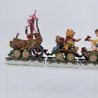 Winnie Pooh Piglet Holiday Express Christmas Train Danbury Mint 6 Pc Set Disney
