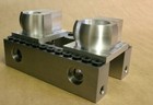 Cnc Mill Dovetail Vise Jaws - For Kurt   Chick 6    With 0 11    High 45 Deg  Step   