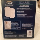 New Halo Bassinest Swivel Sleeper Fitted Sheet 100  Organic Cotton  White