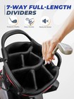 Sturdum Golf Stand Bag 7-way Full Dividers 900d Cooler Pockets Ergonomic Strap