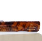 Vintage Advertising The Plaza Hotel Ny Pocket Comb Souvenir Faux Tortoise 