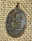 Vintage Thai Metal Buddhist Monk Amulet   Pendant   Talisman