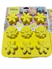 2 Pans- Trudeau Structure Silicone Cake Pan With Yellow Flowers