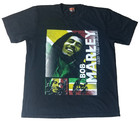 Vintage Bob Marley And The Wailers Reggae Black Cotton T-shirt Men s Size Xl