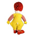 Vintage 1978 Ronald Mcdonald Doll Hasbro Plush Whistle Toy 22  Yellow Red