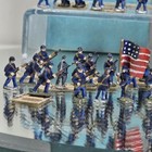 Lead Soldiers Infrantry Union Miniatures Military Army Painted Vintage Set