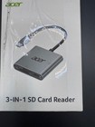 Acer Sd 4 0 Card Reader  Uhs-ii Micro Reader Usb C  Dual Slot Type C Grey 