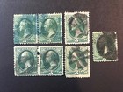 Scott   158 Used 2 Pairs 3sing  Fancy Cancels  2024 Scott Catalogue Value   7 20