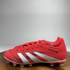 New Nwob Big Kids Boys Adidas Predator Club Fg Orange Soccer Cleats Size 4 5 Y