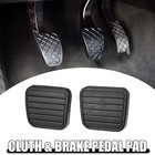  Anti-slip Clutch Brake Pedal Cover Car Pedal Cover - Pack Of 2 Black 