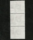 1982   1 Red Postage Due Sg D99 Strip Of 3 Used Flattened Crease - For Charity