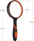 Magnifying Glass Bright Led Light Handheld Jumbo Illuminated 10x  Magnifier Larg
