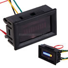 12v Fuel Level Gauge Indicator Universal Motorcycle Car Oil Scale Meter Led New-