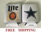 Miller Lite Nfl Dallas Cowboys 2 Beer Can Cooler Coozie Coolie Koozie Huggie New