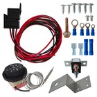 Adjustable Electric 12v Radiator Fan Thermostat Control Relay Wire Kit Car Truck