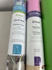 Lot Of 15 Cricut Materials Rolls Vinyl Iron-on Glitter Holographic Everyday Foil