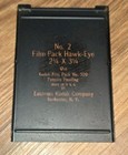 Vintage 1922 No 2 Kodak Film Pack Hawk-eye Camera Metal Box