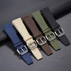 20mm 21mm 22mm Waterproof Sport Watch Strap Nylon Canvas For Iwc Pilot Bracelet