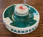Vintage Large Parkbrau Beer Porcelain Ashtray Goebel W Germany