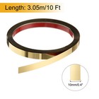Molding Trim  Wall Trim Peel And Stick  10ft X 0 4inch  Mirrored Gold