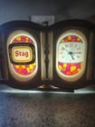 Stag Beer Bar Clock  Working Condition
