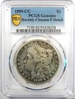 1889-cc Morgan Silver Dollar  1 Carson City Coin - Certified Pcgs Fine Details