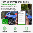 14 x8  Self-adhesive For Sale Sign     Car  Real Estate   Business  1-pack 