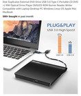 Usb3 0 External Dvd Cd Rw Disc Burner Combo Drive Reader Windows Mac Laptop Pc