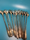 Vintage Wm Rogers Mfg Extra Plate Silver Spoons  Set Of 12  8    Long