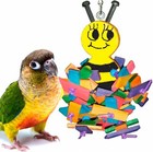 Parrot Toys Buzbee Bird Toy  Small medium Bird  9  X 4  Chewable Bird Supplies