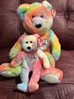 Vintage Ty Beanie Buddy And Baby Peace Set Of 2 Retired With Tags  Plush  Mwmt