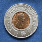 1953 Encased Penny Merchant Token Jewish Communist New York City Leo Waldman