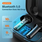 Bluetooth Earphones In Ear Wireless Headphones Sport Gym Stereo Earbuds Mic