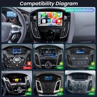 For 2012-2018 Ford Focus Carplay Android 13 Car Radio Stereo Wifi Rds