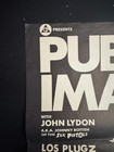 Vintage 1980 Public Image Ltd John Lydon Olympic The Plugz Punk Flyer Poster