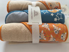 Wonderluxe 3-pack Hooded Baby Towels 28 X 28  Animals Unisex New
