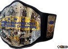 New Awa World Heavyweight Wrestling Championship Title 4mm Zinc Belt Adult Size