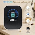 Portable Led Lighted Makeup Mirror Touch Sensor Rechargeable 3 Color  White