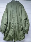Nos Vintage 1974 M65 Fishtail Parka W  Liner Medium Regular Brass Scovill Zipper